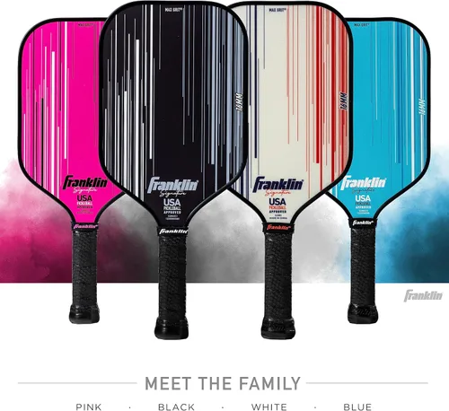 Miniatura 8 de Franklin Sports Paletas Profesionales de Pickleball - Serie Signature Paleta Profesional de Pickleball con Superficie MaxGrit - Paletas de Pro