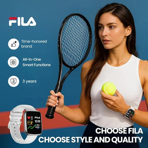 Miniatura 6 de Reloj inteligente FILA para hombres y mujeres (responder/realizar llamadas), reloj de fitness de 1.95" con monitor de frecuencia cardíaca/sueño