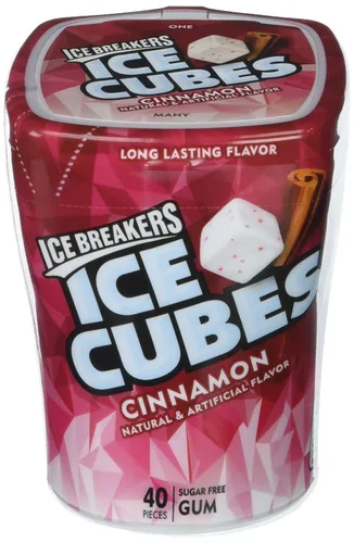 Miniatura 8 de ICE BREAKERS Ice Cubes - Botella de goma de mascar sin azúcar, 3.24 oz (40 piezas)