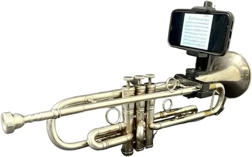 Miniatura 4 de Gripophone Trompet Phone Lyre - Monta de forma segura tu teléfono en tu bocina, lee fácilmente música de PDF, toma videos mientras juegas