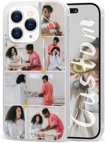 Miniatura 10 de Fundas personalizadas para teléfono con múltiples costuras de silicona, regalo para niñas, mujeres, familiares, amigos, para iPhone 11, 12, 13, 14