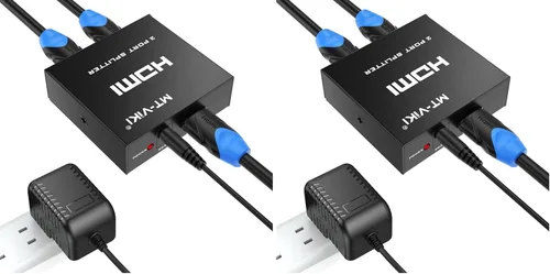 Miniatura 8 de MT-ViKI Divisor HDMI 1 en 4 Salida, Divisor HDMI de 1x4 con Alimentación 4 Puertos con Adaptador de CA, Distribuidor Full HD 3D 4Kx2K@30Hz para PS4