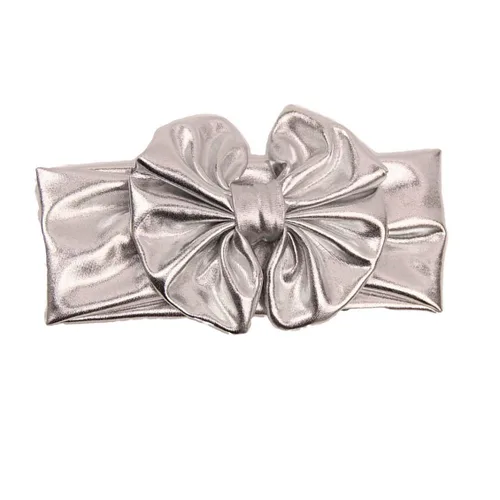 Miniatura 4 de BBTDIN Diadema turbante bronceadora para bebé BBG38 (2 unidades, dorado y plateado)