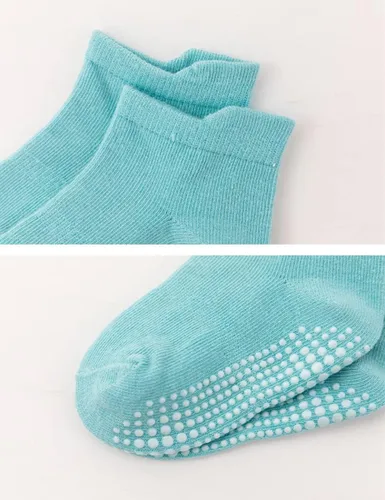Miniatura 4 de Calcetines de tobillo antideslizantes para bebés con agarres antideslizantes para niños y niñas pequeños