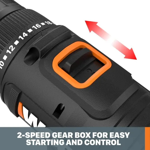 Miniatura 5 de Worx WX108L 20V 1/2" Taladro atornillador inalámbrico Power Share - (Baterías y cargador incluidos)