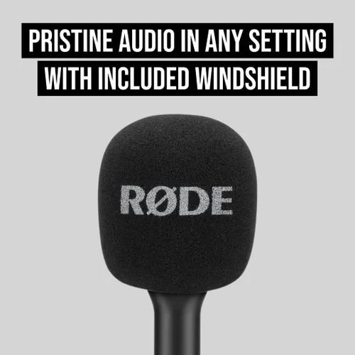 Miniatura 3 de RØDE Interview GO Adaptador de mano para micrófonos inalámbricos RØDE (negro)