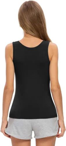 Miniatura 3 de ROSYLINE - Camiseta sin mangas para mujer, como ropa interior o en capas, 3 o 4