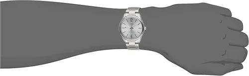 Miniatura 6 de Casio #MTP-V005D-7A Reloj analógico estándar de acero inoxidable con esfera plateada para hombre, plateado, Reloj analógico, movimiento de cuarzo