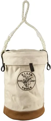 Miniatura 9 de Klein Tools 5104 bolsa de trabajo con puntos de conexión, de lona con fondo de piel.