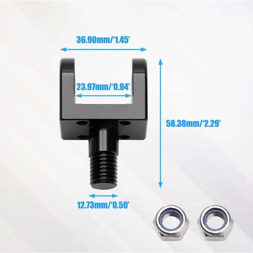 Miniatura 6 de 2 piezas de soporte para clavijas de pie para Sur Ron Light Bee X y S Segway X160 X260 Honda CRF150F 03-19 CRF230F 03-19, abrazaderas antióxido