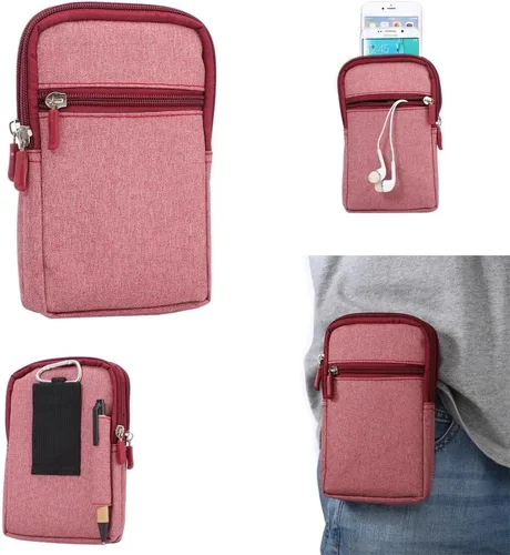 Miniatura 18 de Bolso cruzado universal para teléfono celular, bolsa de cinturón para deportes al aire libre, funda para llevar teléfono móvil, con correa