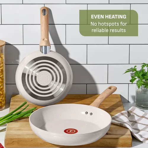 Miniatura 9 de T-Fal Revive Juego de Utensilios de Cocina Antiadherentes de Cerámica, Apto para Horno hasta 350ºF, 12 Piezas, Incluye Olla Grande, Cacerola
