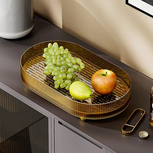 Miniatura 7 de Bandeja ligera de lujo, mesa de almacenamiento de taza de té, bandeja de mesa de maquillaje, bandeja decorativa para tocador utilizada