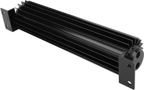 Miniatura 3 de Aramox Enfriador de doble canal de transmisión de 12 pulgadas con aletas de aluminio anodizado de transmisión de doble paso, disipador de calor