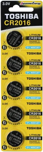 Miniatura 9 de Toshiba Batería CR2016 3V Litio Moneda Celda (500 Baterías)