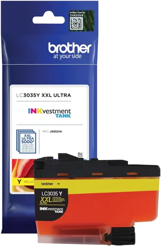 Miniatura 12 de Brother LC3033Y original cartucho de tinta amarillo de alto rendimiento para tanque de tinta, rendimiento de página de hasta 1500 páginas, LC3033