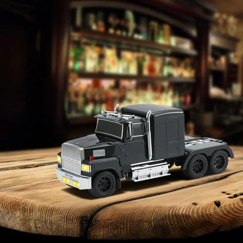 Miniatura 6 de WSTER American Truck Altavoz Bluetooth, modelo de coche retro, inalámbrico portátil con sonido estéreo HD, emparejamiento TWS, reproducción Negro