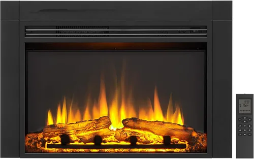 Miniatura 11 de LegendFlame Jaden - Inserto de chimenea eléctrica de 36 pulgadas de ancho x 22 pulgadas de alto (EF376) con kit de moldura frontal, sonido
