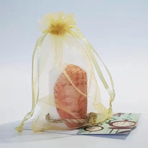 Miniatura 6 de 100 bolsas de organza con cordón de regalo para joyas, galletas, malla de tela transparente de 5 x 7 pulgadas, bolsa reciclable duradera para baby