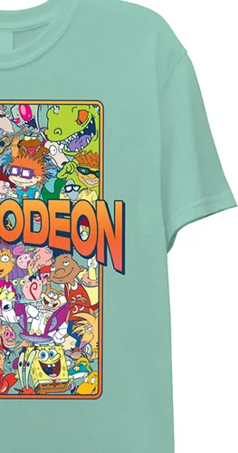 Miniatura 5 de Nickelodeon Camisa clásica Rewind para hombre - Rugrats, Ren & Stimpy y Hey Arnold Tie Dye