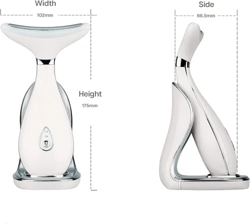 Miniatura 6 de VRAIKO Lily Masajeador de Cuello y Rostro, Herramienta de Esculpido Facial, Dispositivo de Rejuvenecimiento de la Piel con Térmica, LED de Triple