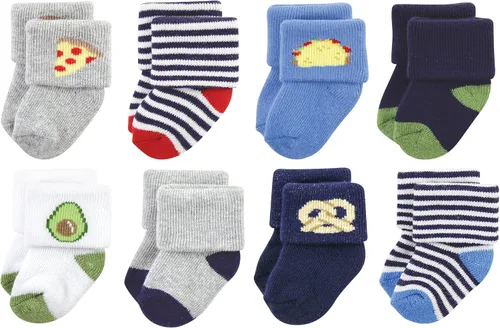 Miniatura 131 de Hudson Baby - Calcetines de algodón para bebés recién nacidos y Terry para niñas bebés