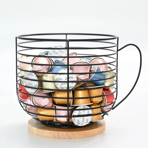 Miniatura 8 de BYTEAIDREX Soportes para cápsulas de café para mostrador - Soportes para cápsulas K para mostrador - Organizador de almacenamiento de cápsulas