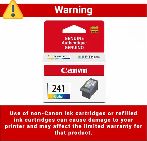 Miniatura 5 de Cartucho de tinta de color genuino Canon CL-241, compatible con MG2120/3120/4120, MX512/432/472/372/392/522/532/452, MG2220/3220/4220/3520/3620
