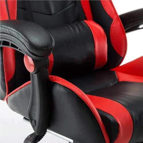 Miniatura 4 de Ergonomic Office Chair with Lumbar Support and Leather Reclining Swivel Computer Task Chairs Adjustable Gaming Style for Home Work Environments(Blue)