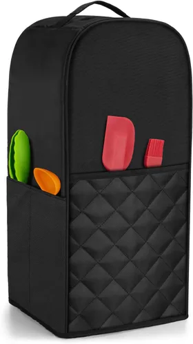 Miniatura 2 de Luxja Cubierta de licuadora compatible con Vitamix 64 oz. Licuadora de bajo perfil, negra (acolchada)