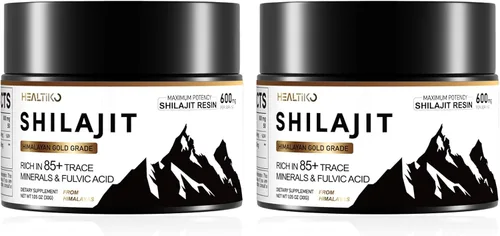 Miniatura 8 de Resina Shilajit, Shilajit orgánica del Himalaya, 600 mg de potencia de grado oro, Shilajit para hombres y mujeres con más de 85 minerales y ácido