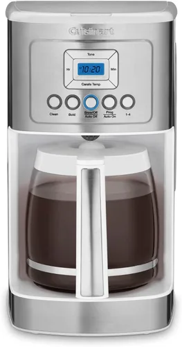 Miniatura 8 de Cuisinart - Cafetera con jarra de vidrio de 14 tazas, totalmente automática para control de intensidad de preparación y ajuste de 1-4 tazas, acero