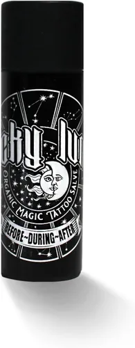 LuckyLuna Tubo orgánico de cuidado posterior del tatuaje, hidratante de tatuaje para la longevidad del color, orgánico totalmente natural, loción de
