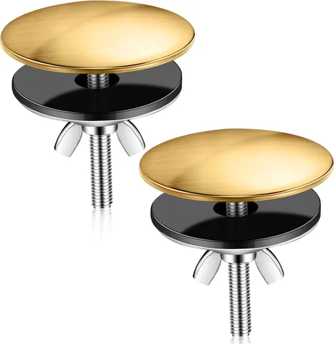LEIFIDE 2 piezas de 2 pulgadas para fregadero de cocina de 2 pulgadas, cubierta de orificio de grifo de acero inoxidable para fregadero de cocina,