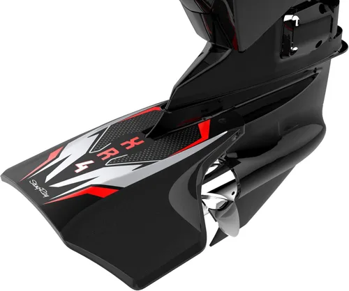 XR4 Senior Hydrofoils para barcos de 40-300 hp (Negro) - Perfecto para esquí acuático, wakeboarding, tubing - Aletas estabilizadoras de motor para