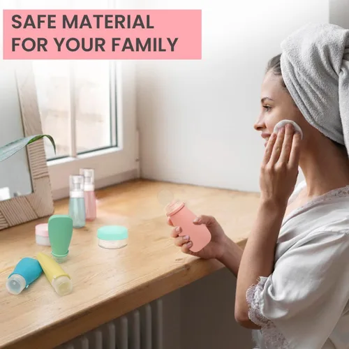Miniatura 2 de RELANOR Paquete de 2 botellas de spray pequeñas de tamaño para viajes 2oz/60ml - Mini botellas de spray vacías de niebla fina - A prueba de fugas