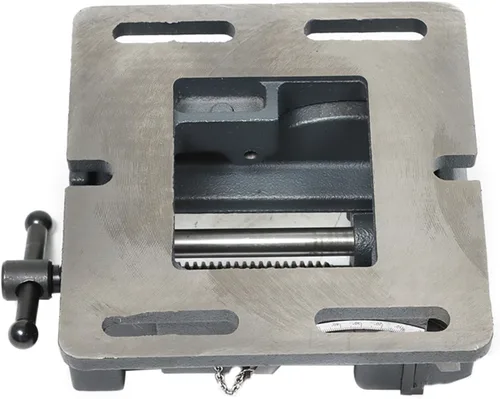 Miniatura 7 de Prensa de taladro industrial de sobremesa de 4 pulgadas con tornillo de banco resistente en ángulo para mecanizado de máquinas herramienta