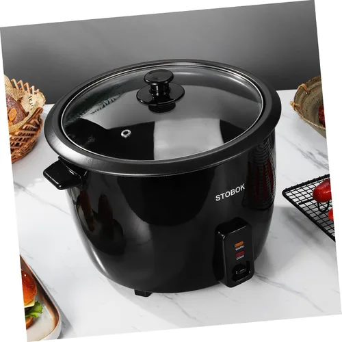 Miniatura 4 de Arrocera eléctrica multifuncional para guisos de papilla de arroz, electrodomésticos con enchufe de EE. UU. y función automática de mantener