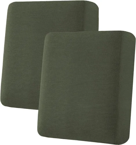 Miniatura 45 de H.VERSAILTEX Fundas Súper Elásticas para Asiento Individual, Fundas de Sofá, Fundas de Cojines, Juegos de Fundas, Tela Gruesa de Sarga con Textura