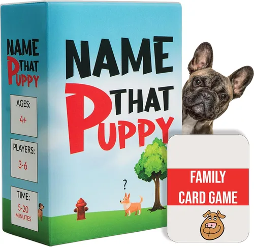 Miniatura 10 de Name that Kitty - Divertido juego de gatos para niños que es ideal para la noche de juegos en familia Juguete con temática de gato de 100 cartas