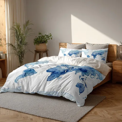 Miniatura 11 de Batmerry Abstract Smooth Lines Twin Size 3 Pieces Bedding Duvet Cover Sets, Soft Fluffy Minimalist Art Soft Hues 100% Cotton Printed Duvet Cover for