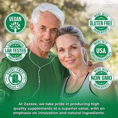 Miniatura 8 de Zazzee USDA Extracto orgánico 20:1 de azafrán, 88.5 mg, 0.3% safranal, 100 cápsulas veganas, suministro para más de 3 meses, extracto concentrado