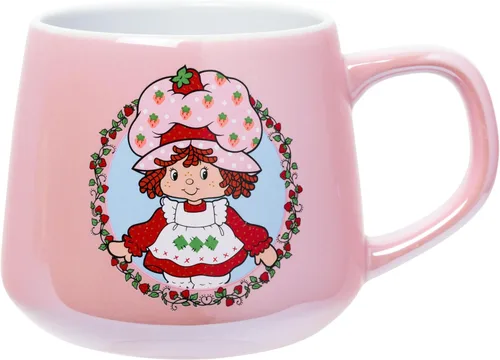 Miniatura 7 de Silver Buffalo Strawberry Shortcake Bake the World a Better Place - Taza ancha de cerámica con leche, 17 onzas