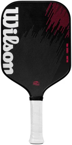 WILSON Fierce Series - Paletas de pickleball de 0.512 in, tamaño de agarre 2-4 1/4 pulgadas Negro/Blanco/Rojo