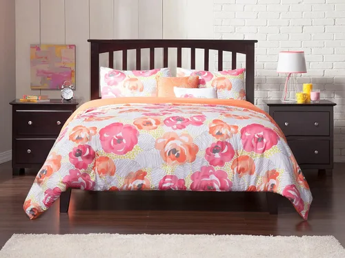 Miniatura 5 de AFI, Mission Queen - Cama plataforma color espresso
