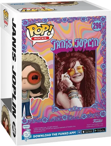 Miniatura 3 de POP Rocks: Janis Joplin Funko - Figura de vinilo (con funda protectora de caja compatible), multicolor, 3.75 pulgadas