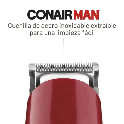 Miniatura 3 de Cortadora eléctrica para barba y bigote de hombre Conair.