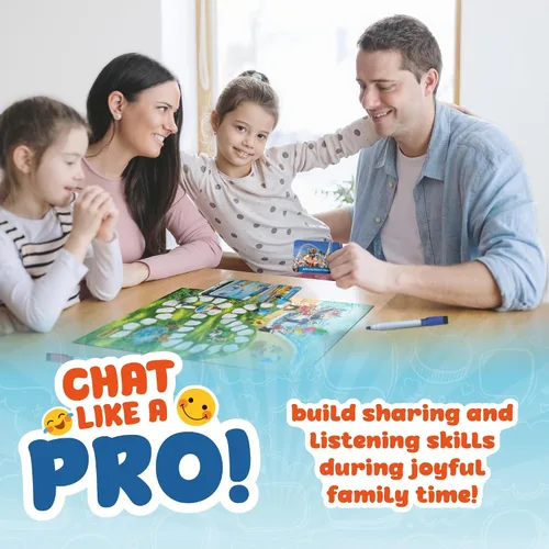 Miniatura 6 de SkillEase Juego de habilidades sociales Chatter Pop para pensar en los demás, materiales de terapia del habla, juegos de terapia, educativos