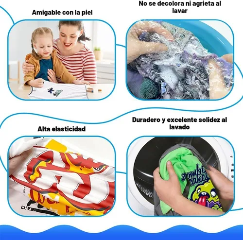 Miniatura 6 de 100 hojas de papel de película de transferencia DTF A4 de doble cara gruesas y transparentes, papel de transferencia de calor PET para impresora