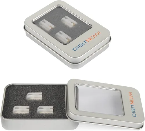 Miniatura 6 de DIGITNOW Aguja para tocadiscos, aguja dorada con 3 unidades de lápiz capacitivo Dimond, repuesto para tocadiscos, reproductor de discos de vinilo